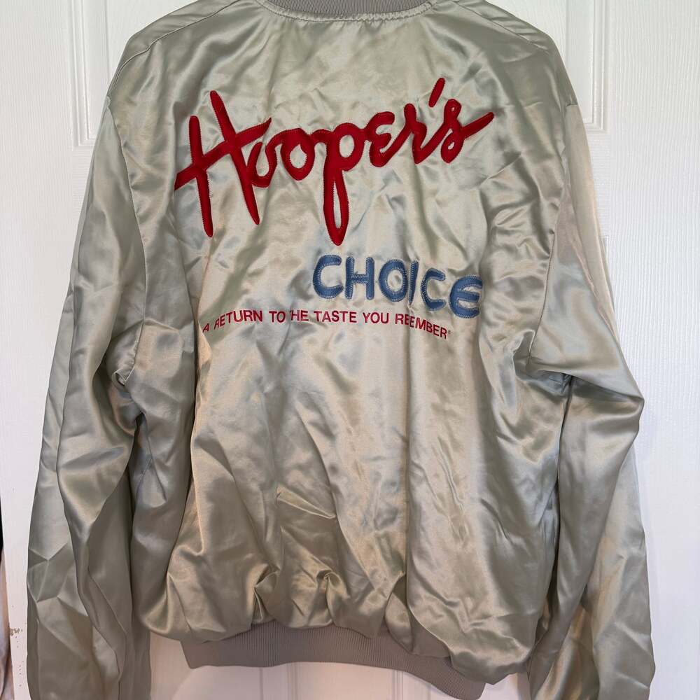 Vintage Hooper's Choice Satin Bomber Jacket M